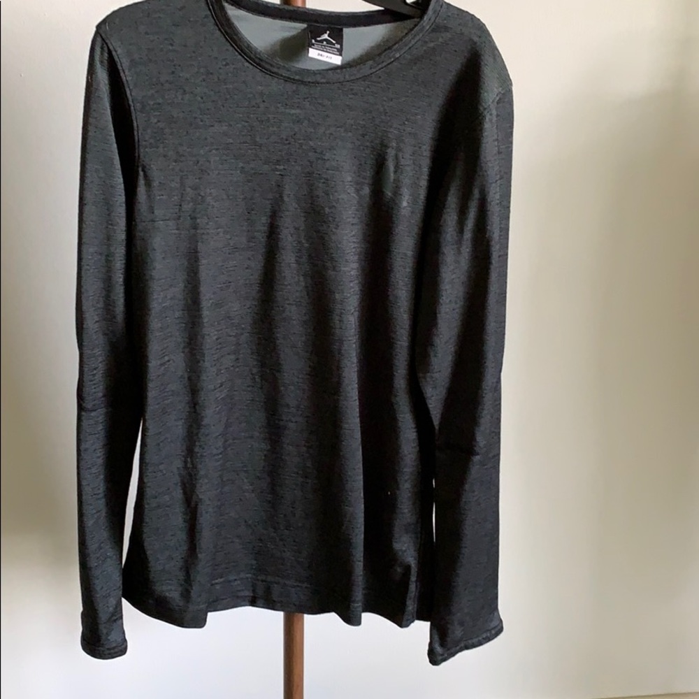 Jordan long sleeve shooting shirt